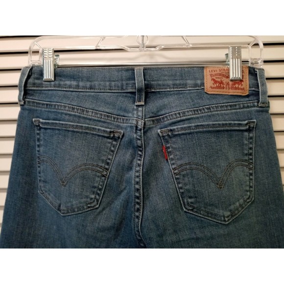 Levi's Capri Jeans Size 27 Cuffed Levis Stretch Capris Inseam 21.5" Red Tab - Picture 6 of 12